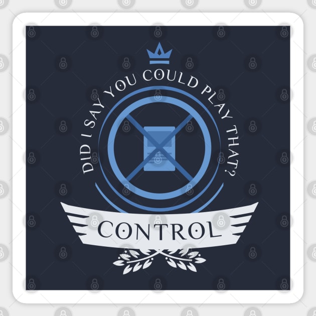 Magic the Gathering - Control Life Sticker by epicupgrades